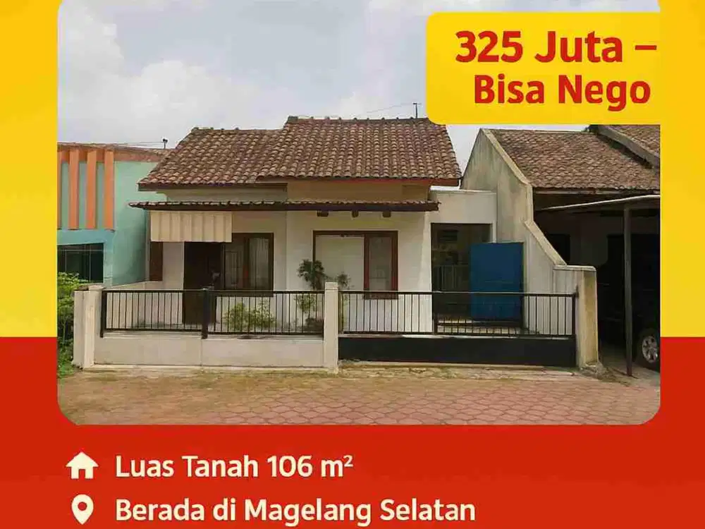 RUMAH TERMURAH STRATEGIS DEKAT HOTEL PURI ASRI MAGELANG