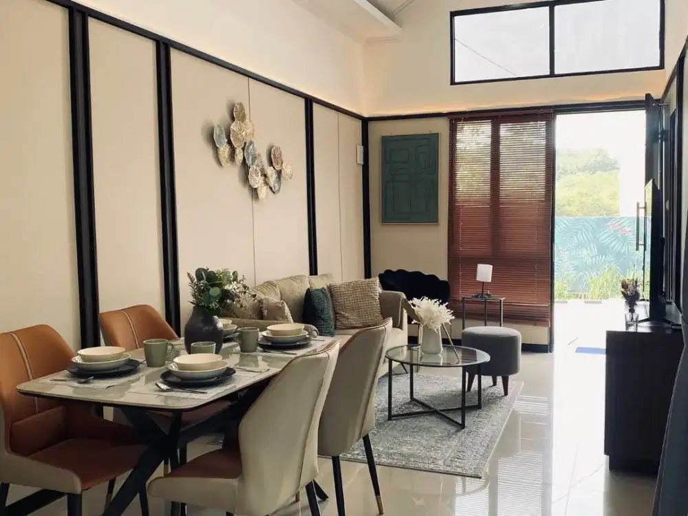 Rumah 1 Lantai 3 kamar tidur harga 500 jutaan akses 10 menit ke St.KRL