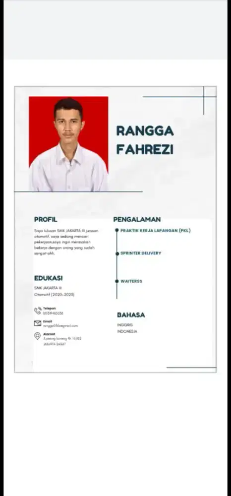 Sedang mencari pekerjaan apa saja