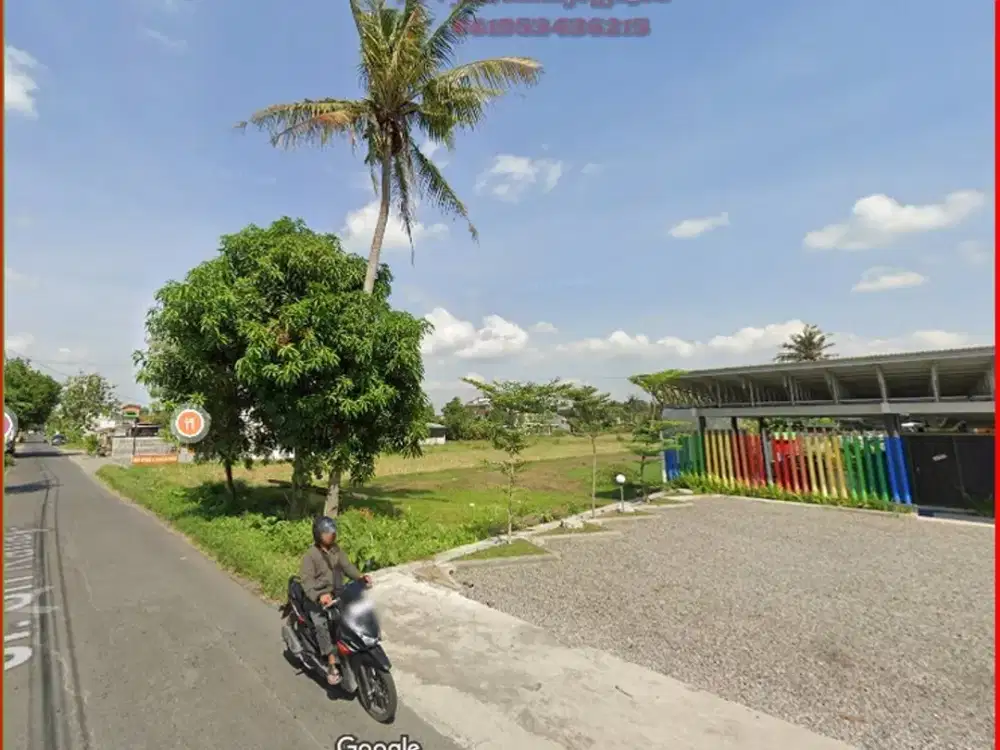 Tanah Hook di barat SMA N 1 YOGYAKARTA dijual murah tepi aspal