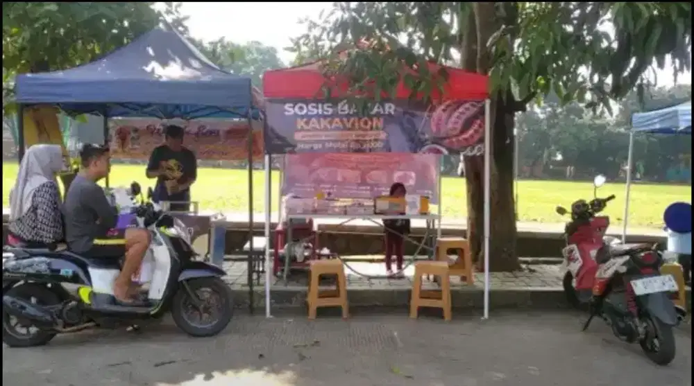 TAKEOVER USAHA JUALAN SOSIS BAKAR & SATE SEAFOOD