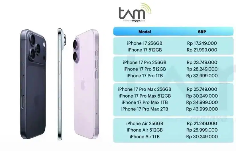 Cicilan Iphone 17 Series