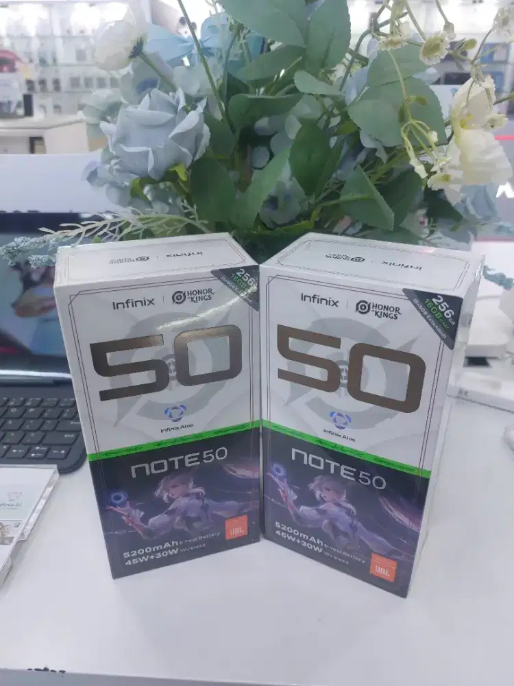 Infinix NOTE 50 8/256 GB || NEW MASIH SEGEL || Garansi Resmi 1 TH