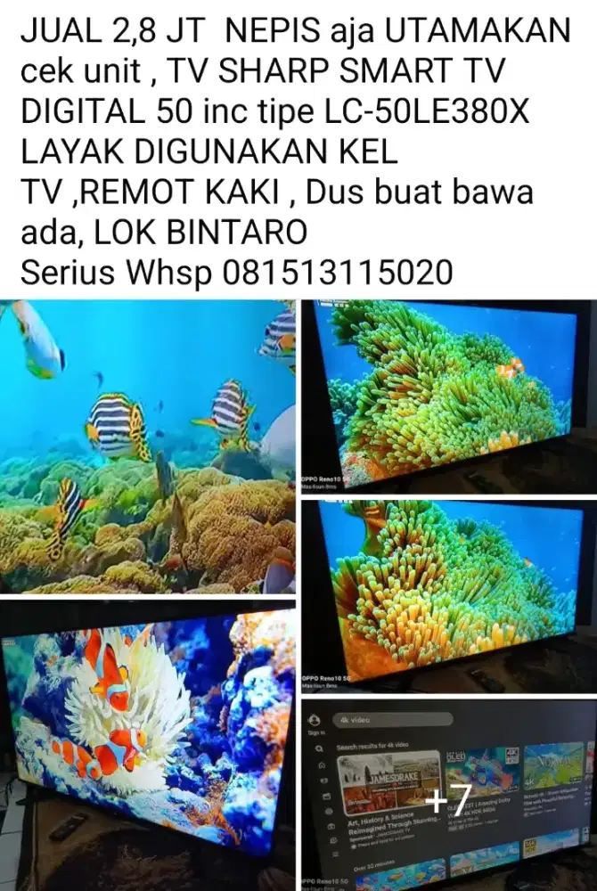 TV SHARP SMART TV DIGITAL 50 inc tipe LC-50LE38