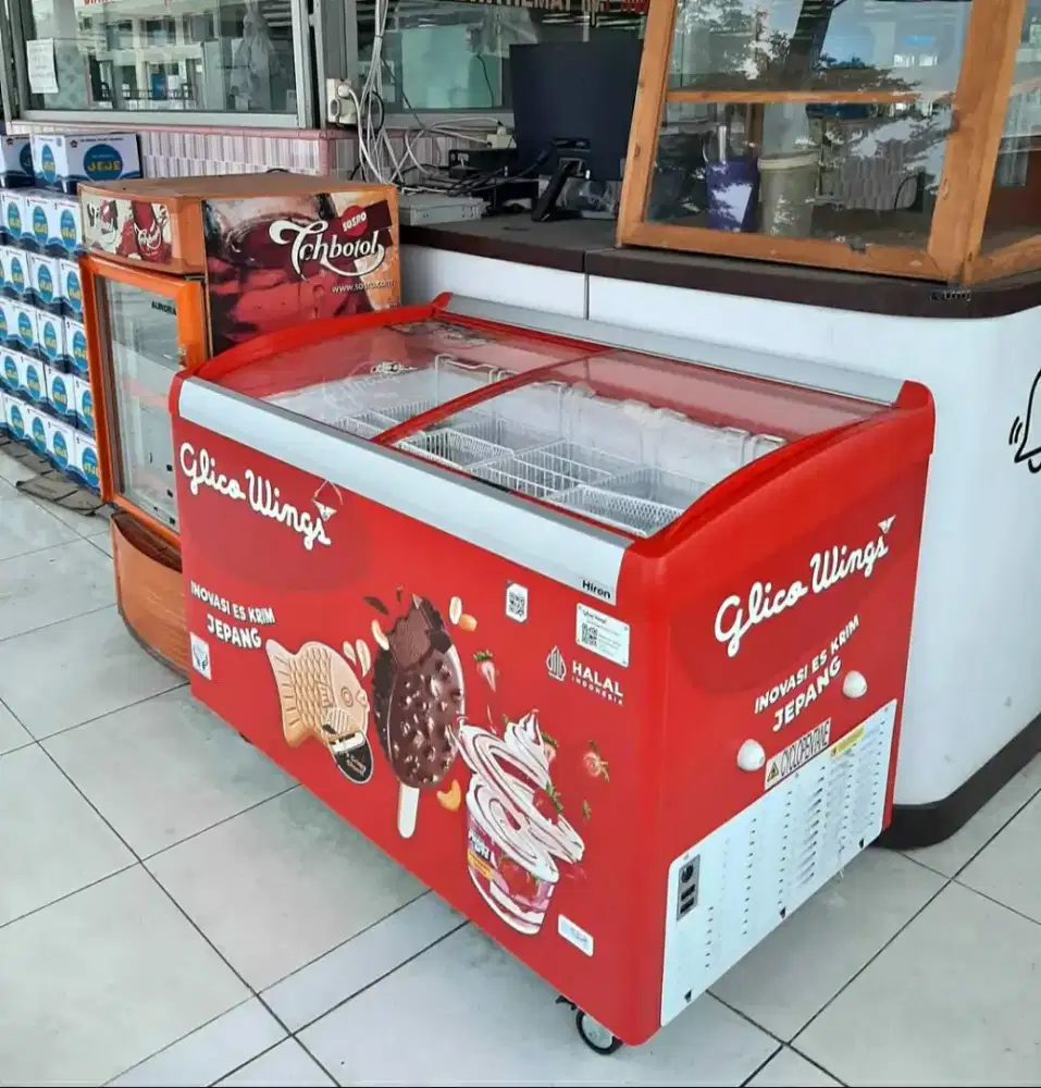 ESKRIM GLICO WINGS FREEZER BOX