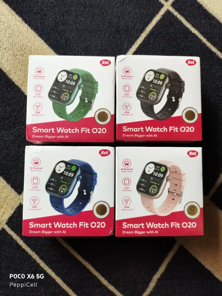 Itel Smartwatch Fit O20 NEW Garansi resmi
