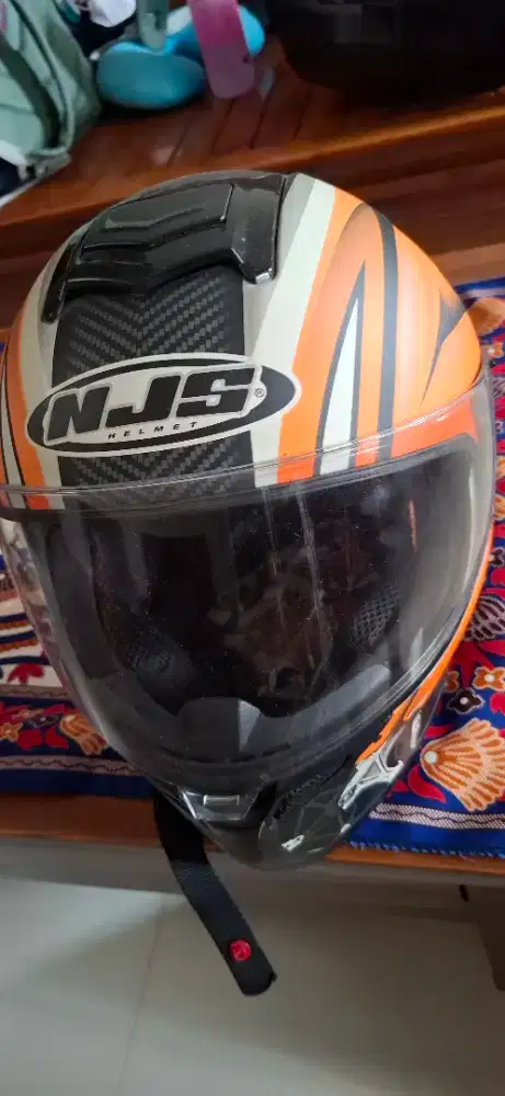 Helm NJS zx 1 rush orange