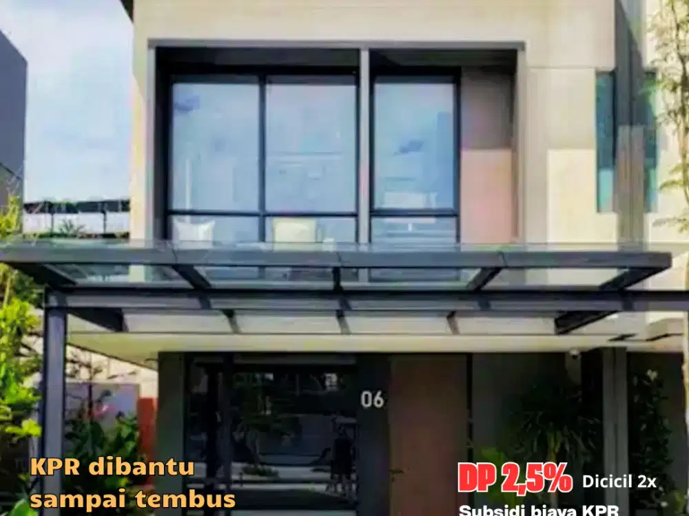 rumah di park Serpong. DP 2,5% bisa di cicil. KPR bisa dibantu
