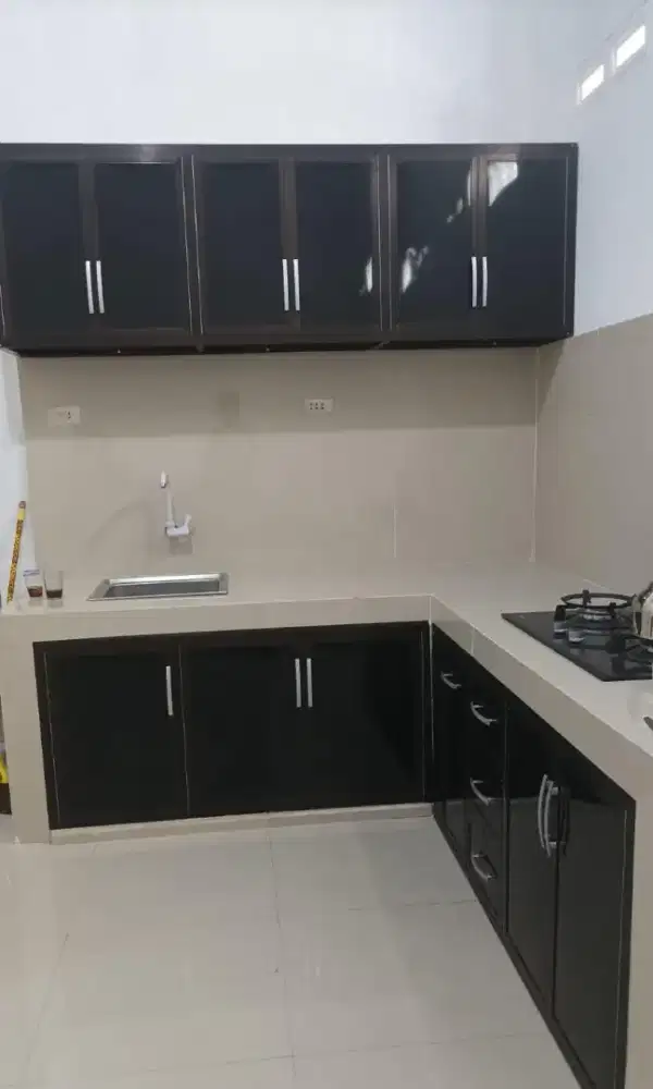 Kitchen set bahan aluminium acp anti ryap anti keropos kuat kokoh