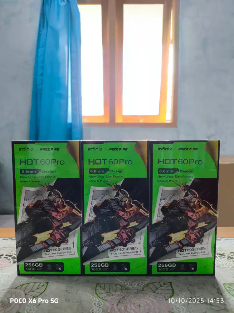 Infinix hot 60 pro 8/256 8/128 baru dan segel murah
