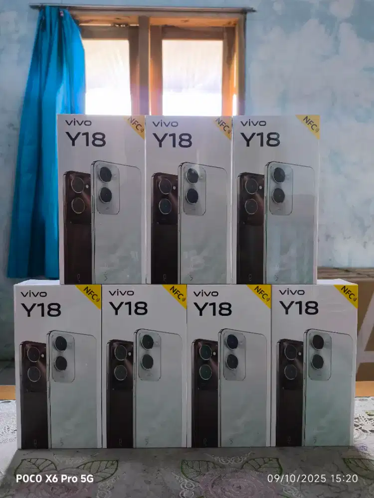 Vivo y18 6/128 4/128 4/64 baru dan segel murah