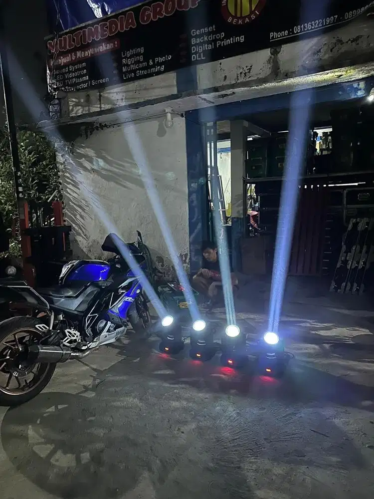 Jual murah aja moving beam 150 watt ada 8 unit minimal beli 4 unit