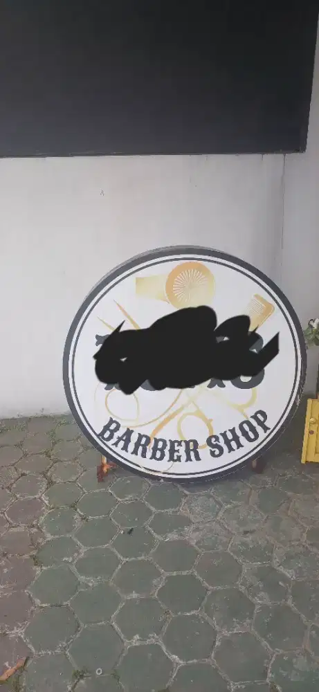 Neon sign diameter 120 cm