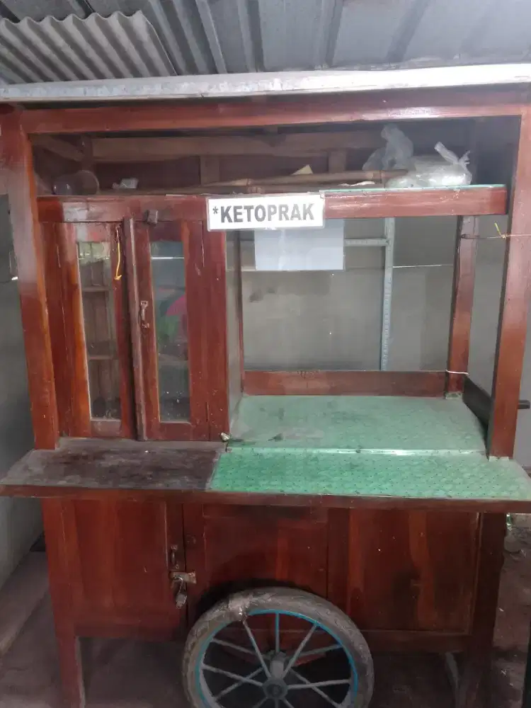 Gerobak kayu jati murmer