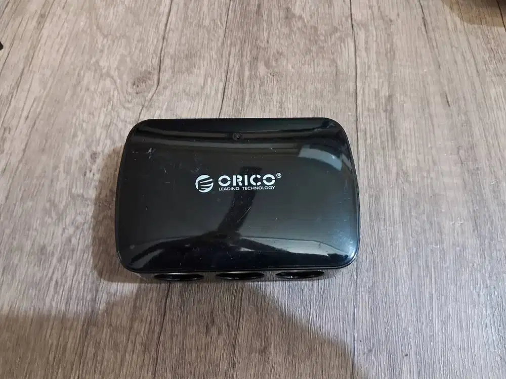 Orico 34W 4 Port Car Charger with 3 Cigarette Lighter