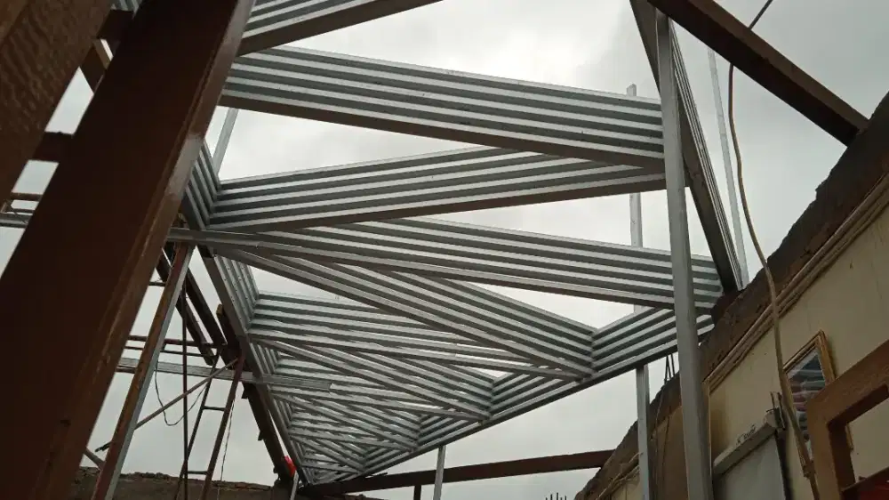 Pemasangan baja ringan murah