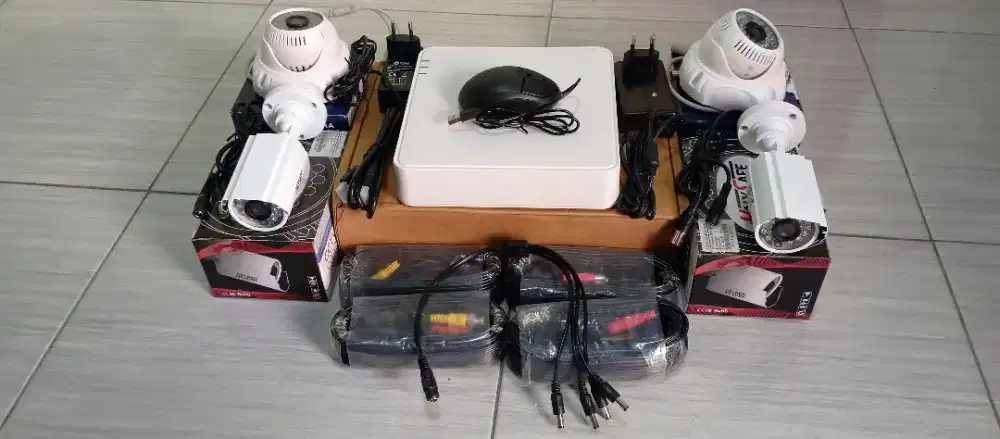 DVR CCTV 4CH 500GB full komplit