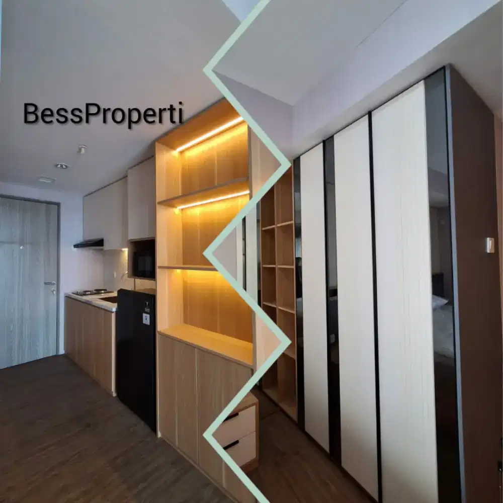 Disewakan Anwa Apartemen Studio Interior Baru Fas Mewah di Bintaro
