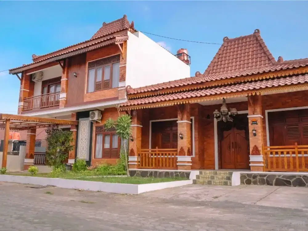 Rumah Seni Gaya Joglo di Jogja,Utk  Cocok Homestay atau Hunian Pribadi