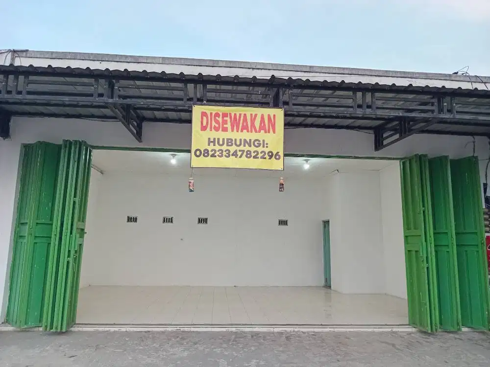 DISEWAKAN RUKO PINGGIR JALAN RAYA