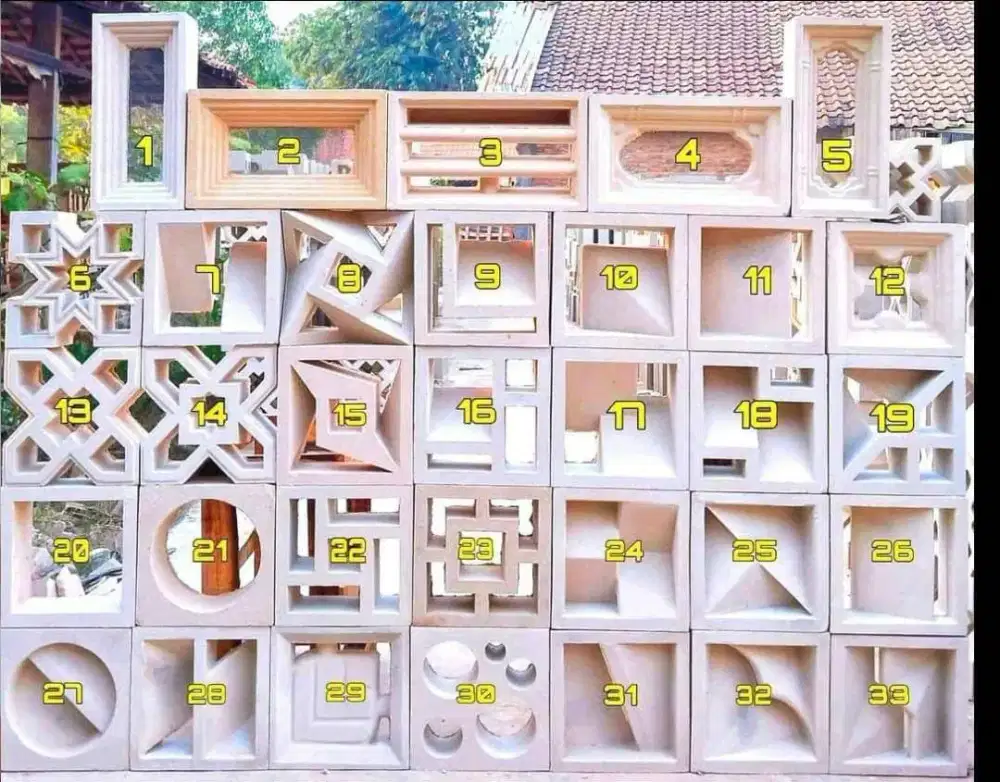 Roster beton minimalis