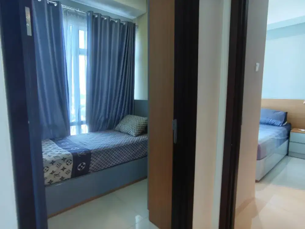 Sewa Apartemen Puri Mansion 2 Kamar Tidur 49 m2 Furnish Oke View Bagus Harga Good