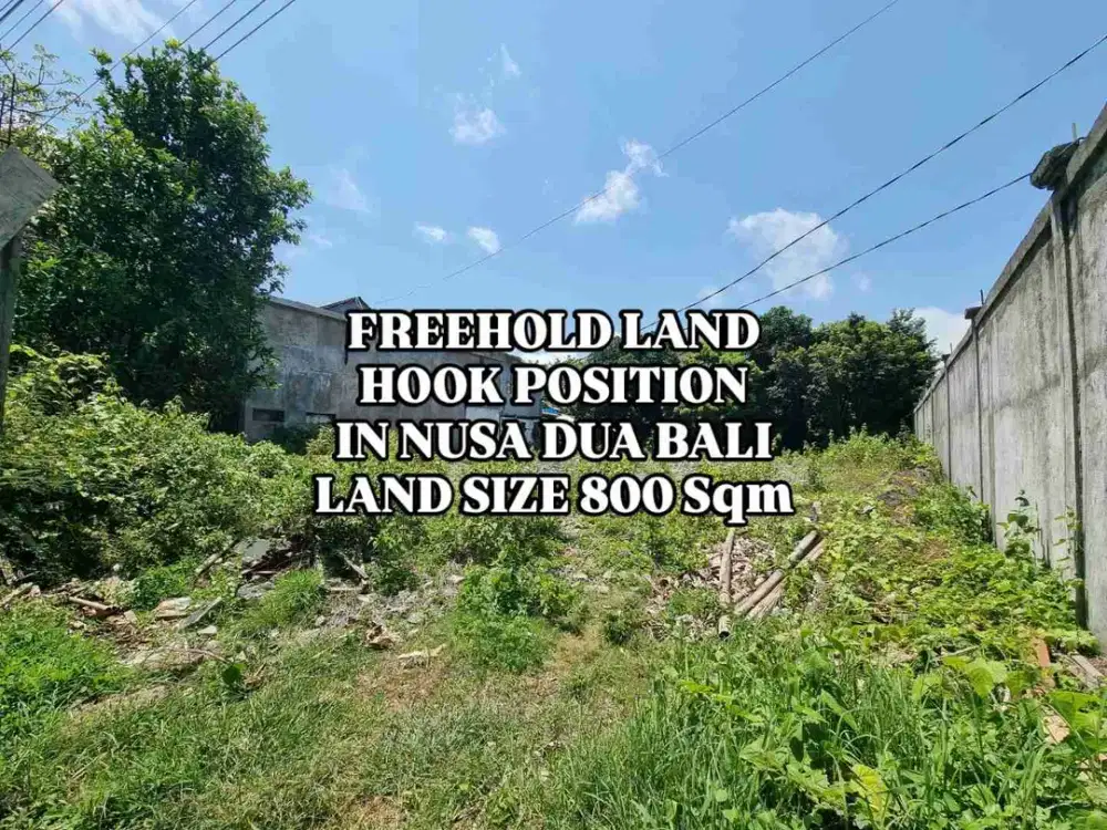 Tanah 8 Menit dari Pantai di Kutuh Nusa Dua Kuta Selatan Badung Bali