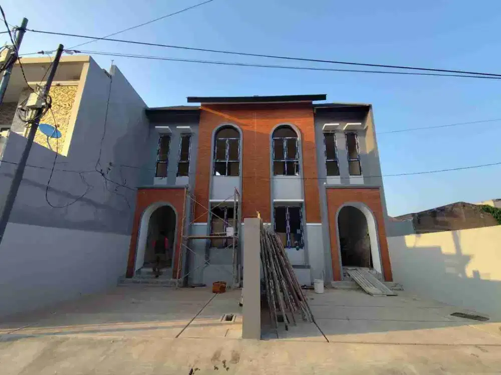 MEDOKAN SAWAH TIMUR 2 Lantai ‼️ Rumah Baru Desain Kekinian Row 3 Mobil dekat UPN Rungkut