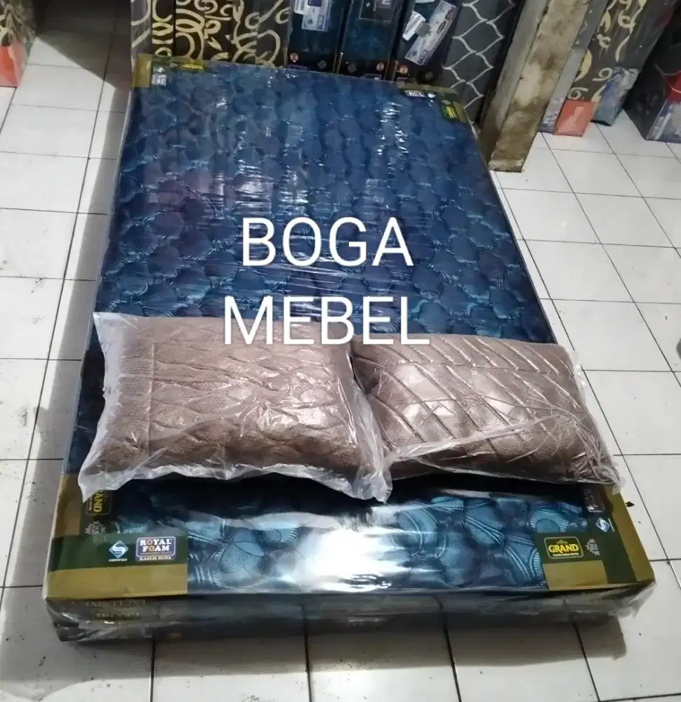 Kasur busa royal foam grand 120x200x20 no 3 bonus bantal 2