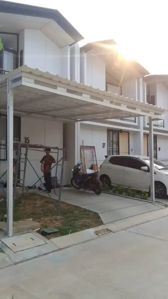 Kanopi baja ringan dan konstruksi baja ringan dll