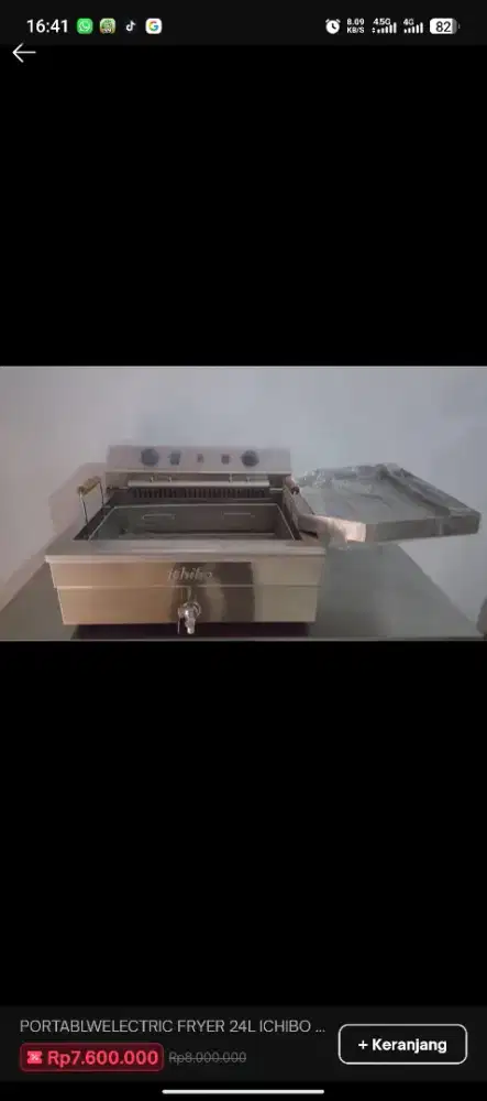 Jual Deep Fryer Ichibo