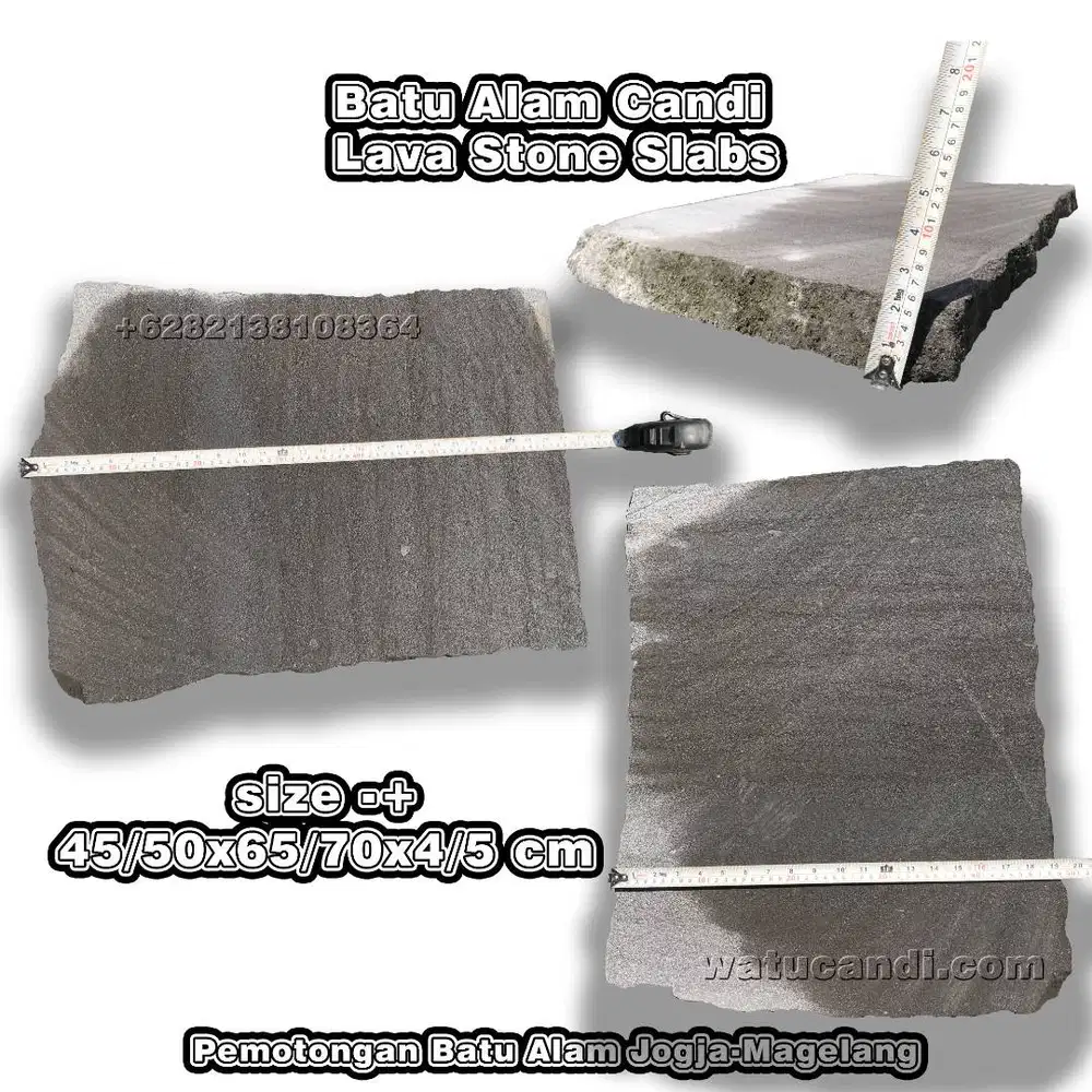 batu lantai pijakan taman dan halaman