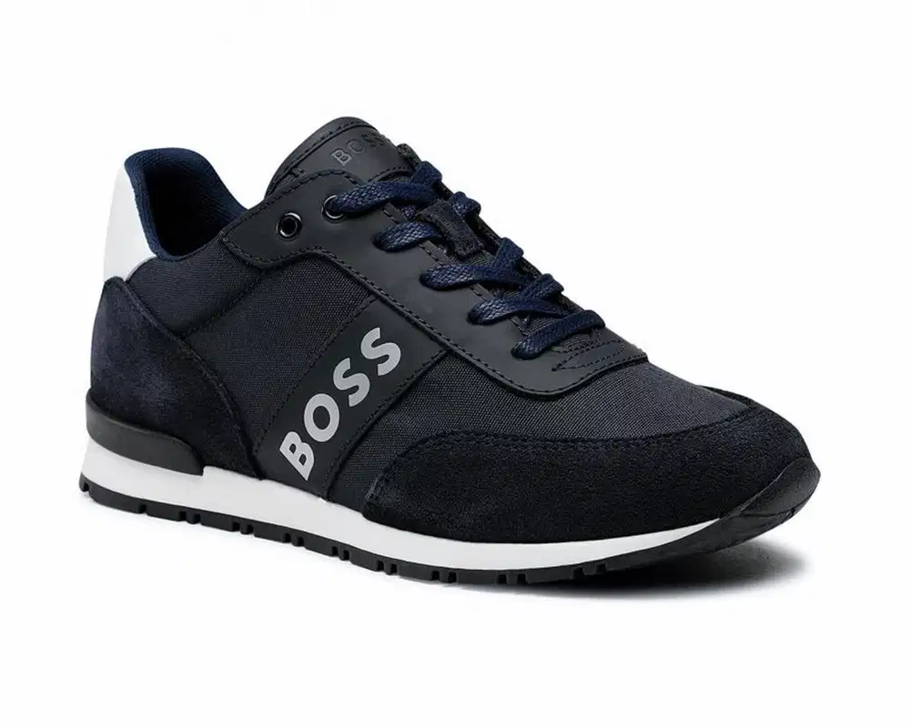 Boss Sneakers Blu Scuro