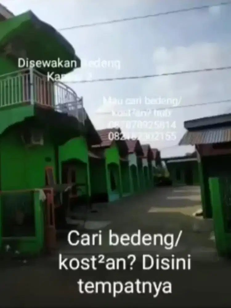 Disewakan Bedeng & Kost-Kostan