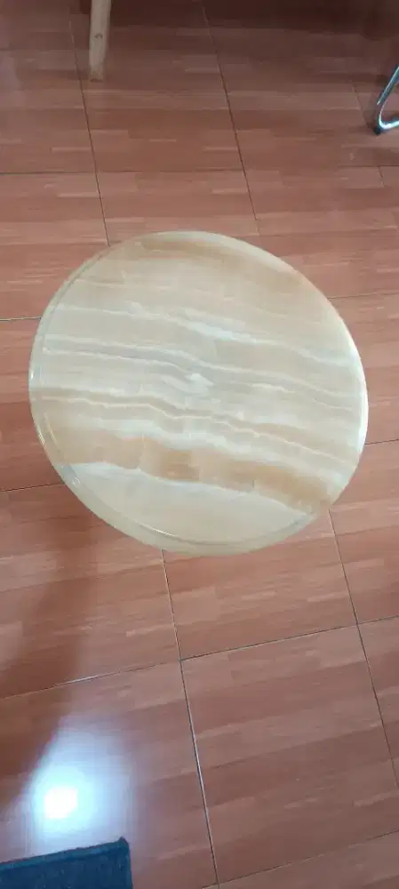 DIJUAL MEJA MARMER BULAT