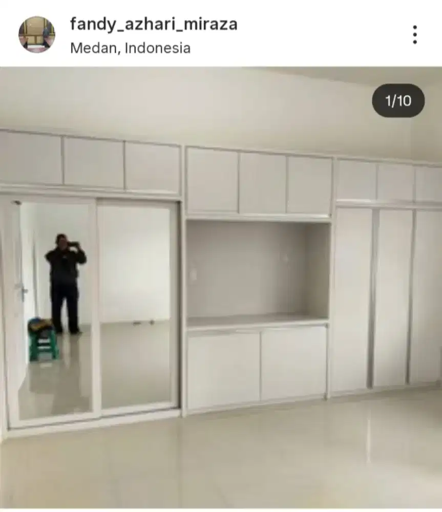 Lemari Baju Tempahan HPL