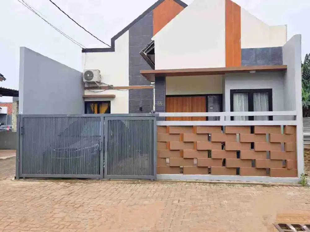 Rumah 1 lantai siap huni cantik modern minimalis akses graha raya Bintaro