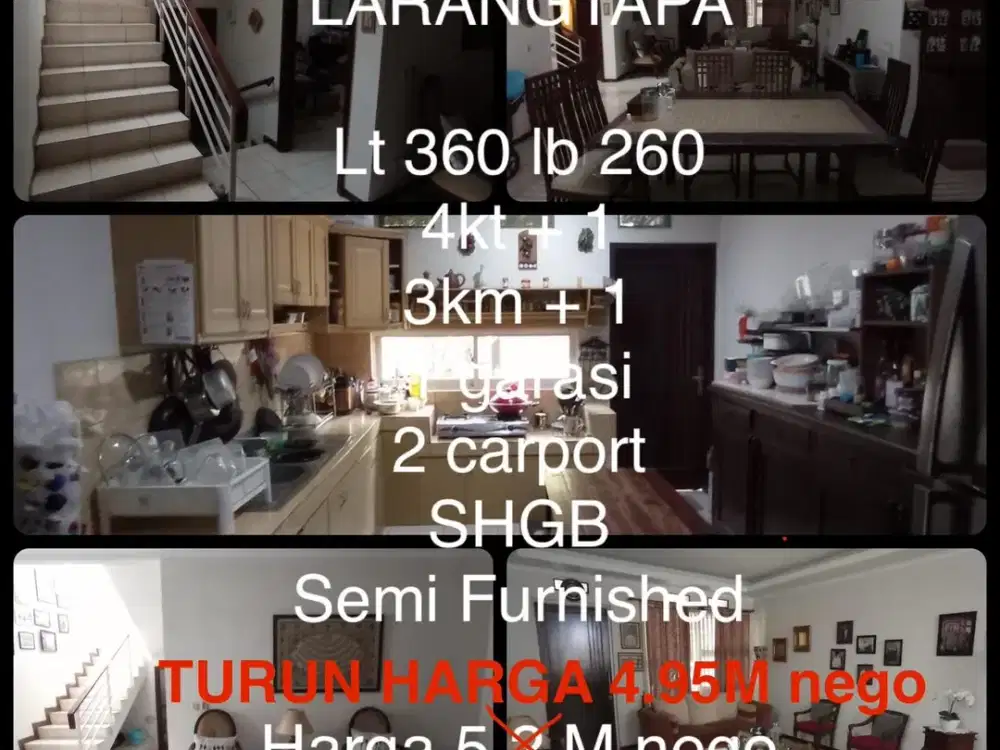 Termurah! Rumah di Tatar Larangtapa Kota Baru Parahyangan