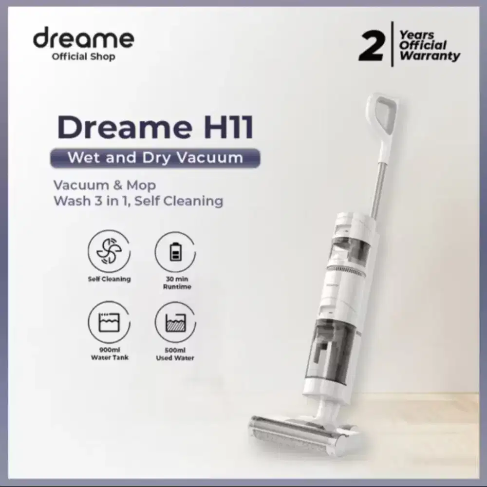 DREAME H11 DRY AND WET VACUUM 5500 PA SUCTION