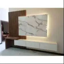 Pasang  Gypsum / GRC + Kusen Aluminium + WPC -MAMER PVC - LIS MOULDING