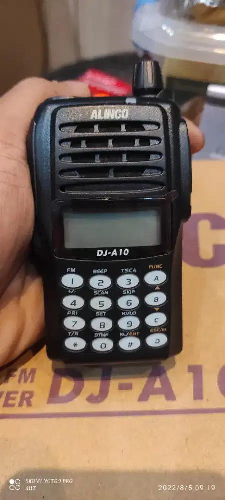 Handy Talky Alinco DJ-A10 VHF FM Two Way Radio Komunikasi Terbaik