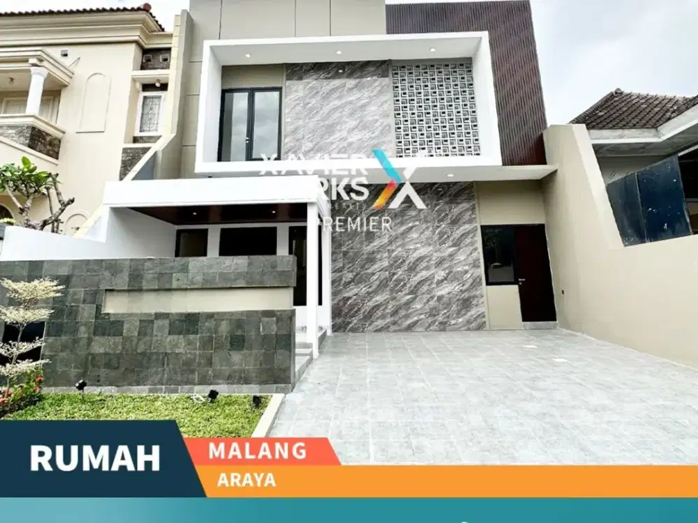 Dijual Rumah Baru Gres Premium di Araya Golf Malang