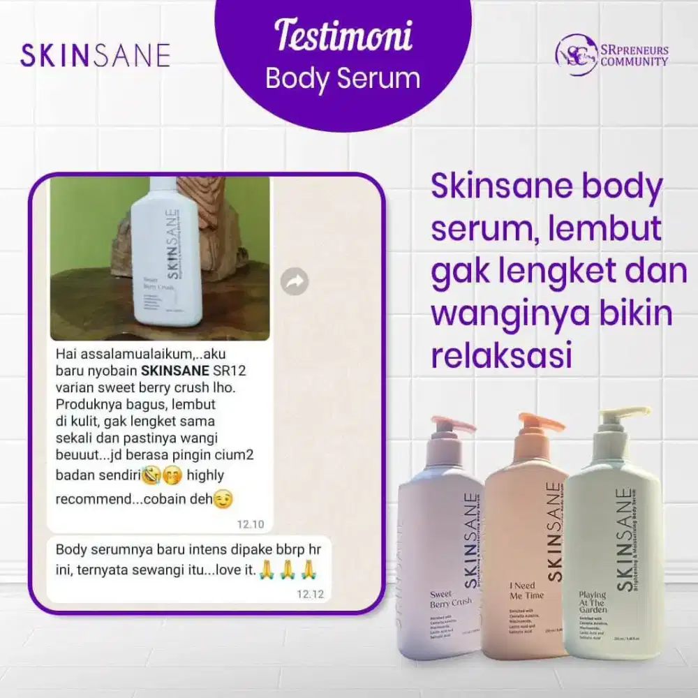 Body serum SKINSANE SR12