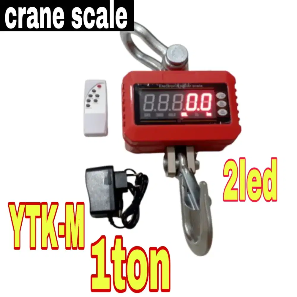 Timbangan gantung digital 1000kg 1ton 2led