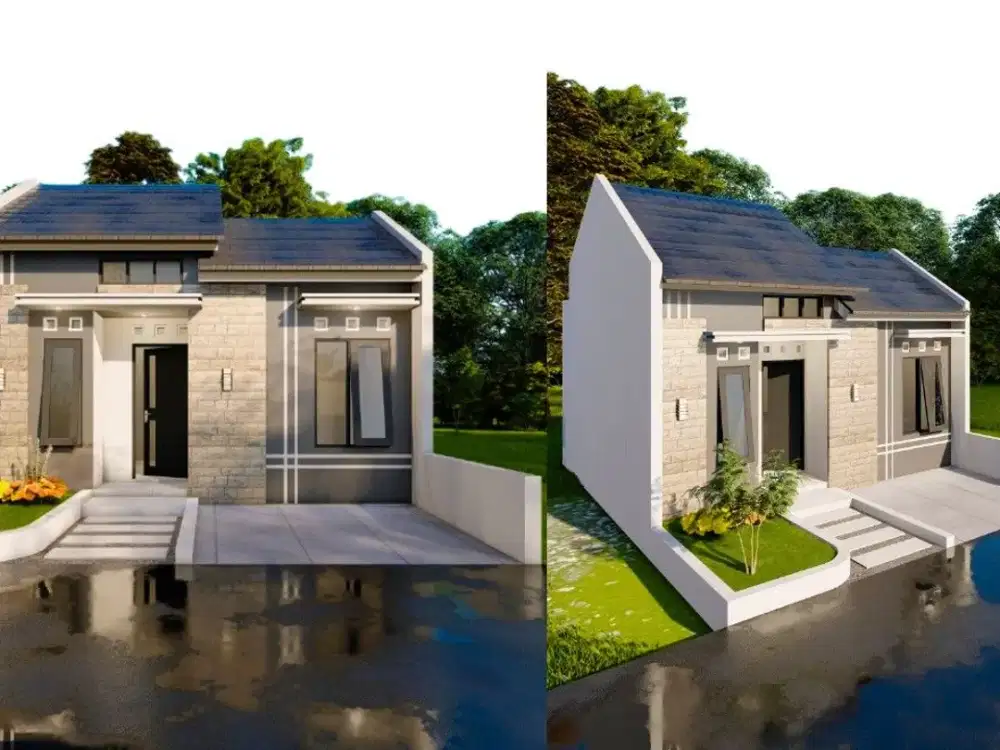 Rumah Minimalis Modern Luas 60 m2 tipe 33 m2 di Prambanan Klaten