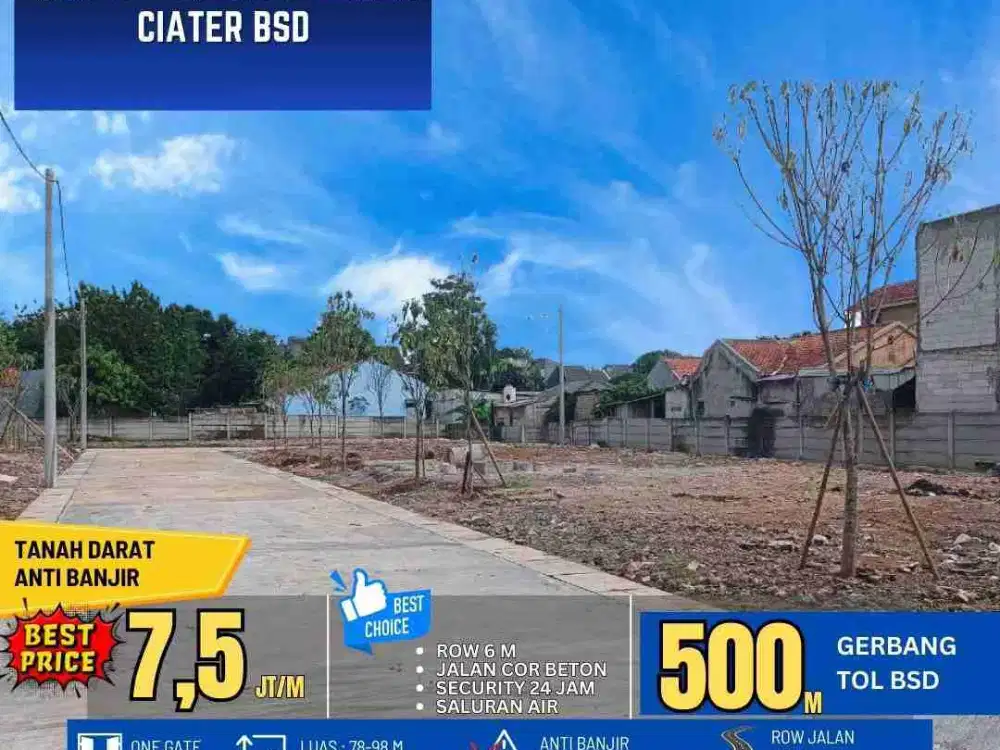 Jual Kavling Tanah di serpong