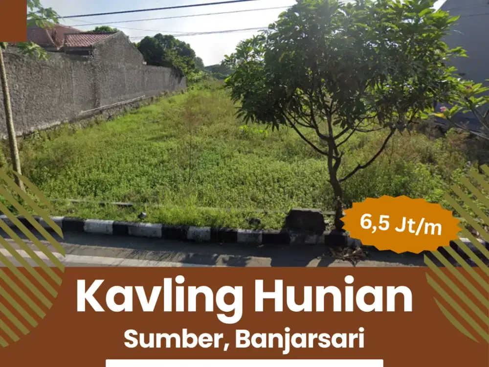 Kavling Sumber, 500 Jutaan, 5 Menit ke Stadion Manahan Solo