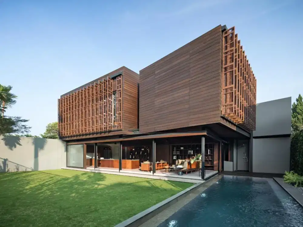 DIJUAL RUMAH MEWAH 2 LANTAI HARGA NEGO VIEW BAGUS RANCAMAYA BOGOR BO101