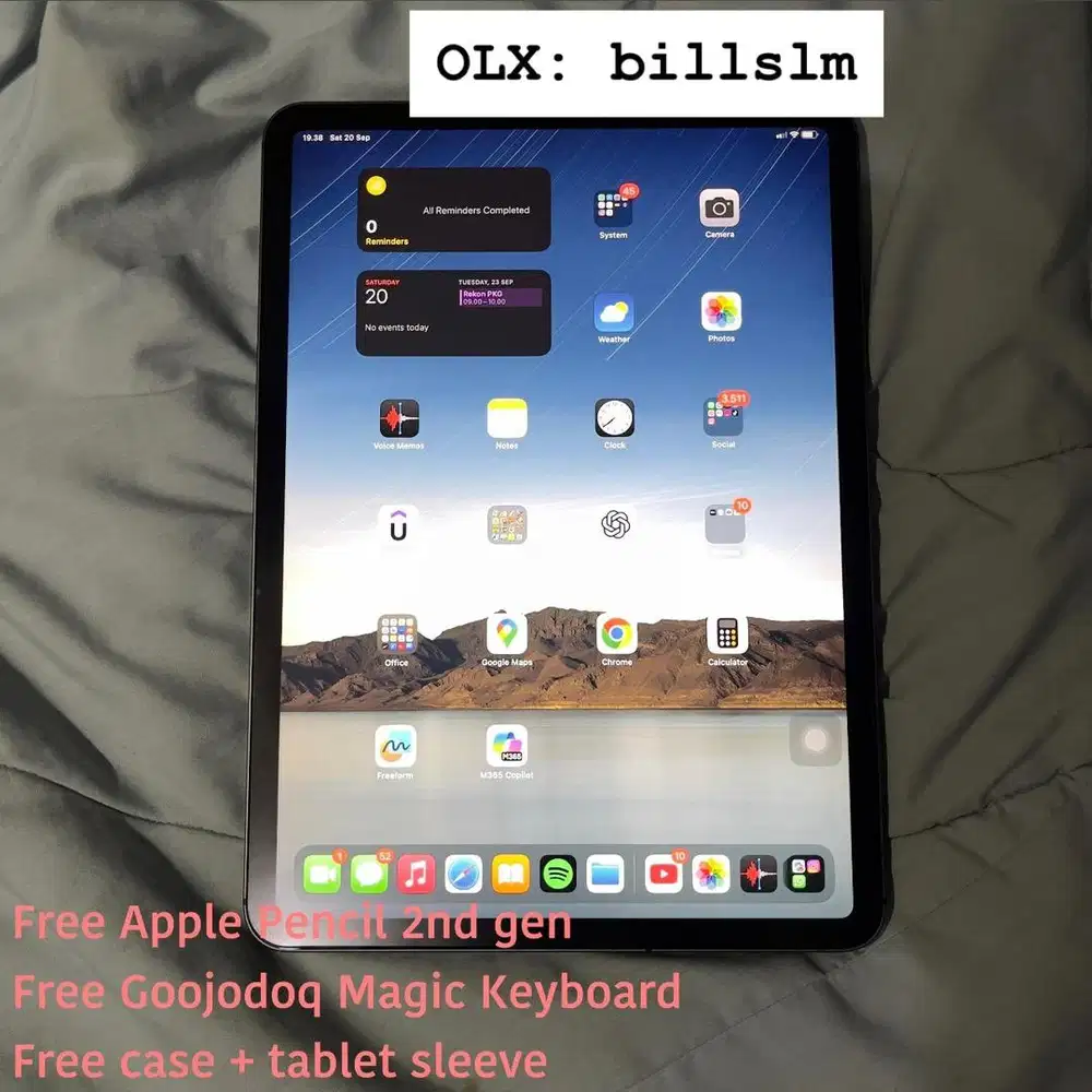 (NEGO) iPad Pro (1st gen) 256Gb Silver Gray ex-iBox | Bukan M1 or M2