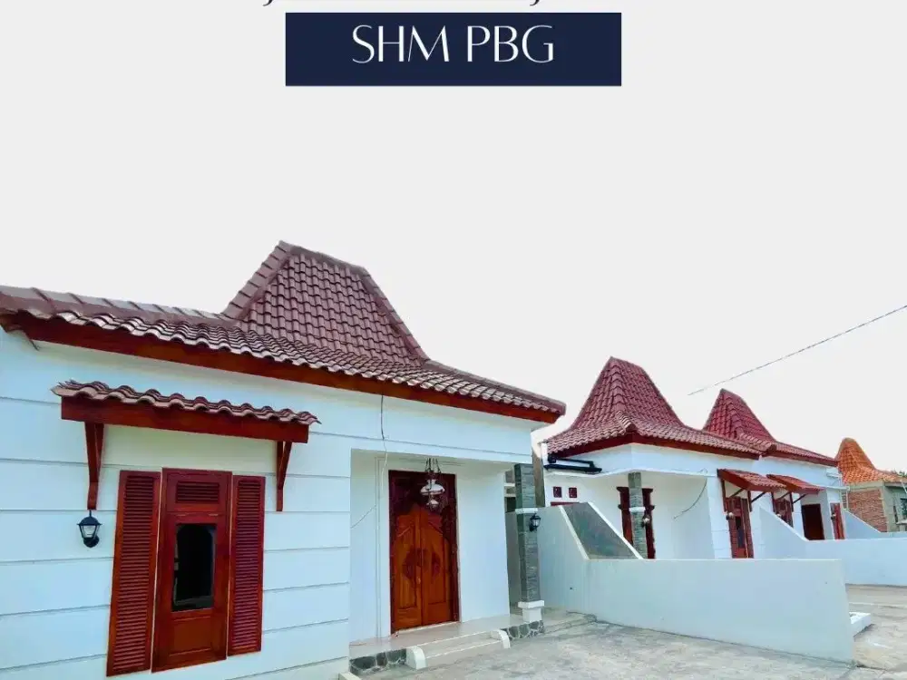 Joglo Modern Siap Bangun Tipe 45/90 m², Akses Mudah ke Jogja & Solo